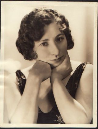 Polly Moran Vintage 1930s 10x13 George Hurrell Mgm Dbw Portrait Photo