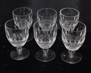 8 Waterford Crystal Colleen Short Stemmed Water Goblets - 5.  25 " H -