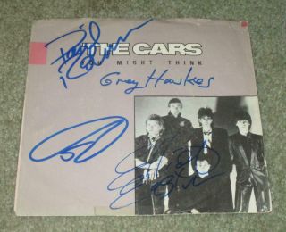LOVERBOY KEEP IT UP LP RECORD COVER AUTOGRAPHED BY 4 MEMBERS (PROOF) MIKE RENO,  3 12