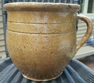 Rare Antique Edgefield S.  Carolina Southern Pottery Alkaline Glazed Stoneware