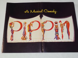 Pippin A Musical Comedy 1972 Theatrical Program