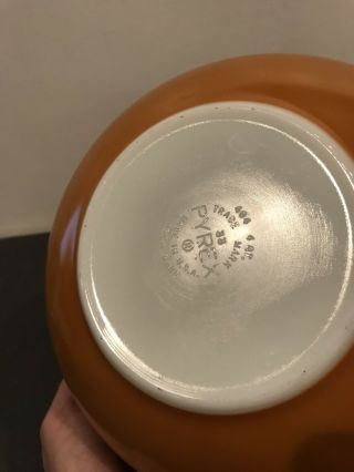 Rare Pyrex Earthtones Set Orange Red Rust HTF Mixing Bowls 9