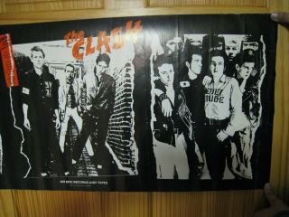 Clash Poster The Band Shot Vintage