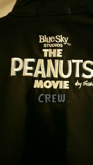 Peanuts FILM Animators Cast & Crew Jacket XL 2