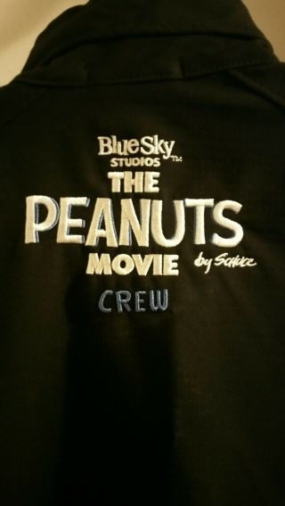 Peanuts FILM Animators Cast & Crew Jacket XL 8