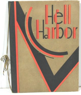 Vintage 1930 " Hell Harbor " Hardback Movie Promotional Book W/lupe Velez