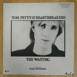 Tom Petty Signed Album Cover With Beckett Letter Of Authenticity