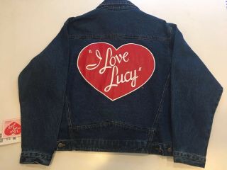 Lucille Ball I Love Lucy Denim Jacket Authentic Apparel Wtags Women 