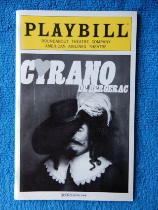 Cyrano De Bergerac - American Airlines Theatre Playbill - October 2012 - Hodge