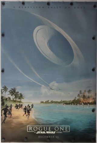 Rogue One: A Star Wars Story 2016 Double Sided Movie Poster 27 " X 40 "