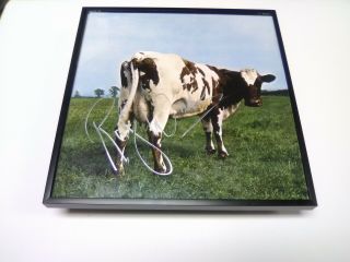 Roger Waters Pink Floyd Signed,  Framed Atom Heart Mother Record Album Proof