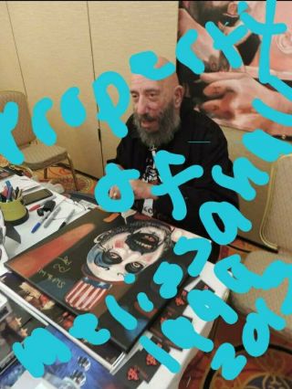 Sid Haig Signed Cargill 18x18 Canvas Painting (Not a print) 2