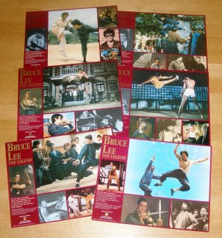Bruce Lee The Legend (1984 Rare Vintage Golden Harvest 6 Lobby Card Set