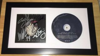 Alice In Chains Signed " Black Gives Way To Blue " Framed Cd Jerry Cantrell,  3