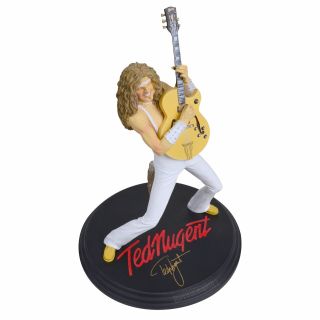 Ted Nugent Collectible: 2008 Knucklebonz Rock Iconz Statue With Gibson Guitar