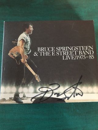 Bruce Springsteen & E Street Band Live 1975 - 85 Autographed 3 Cd