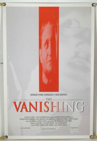 The Vanishing Rolled Orig 1sh Movie Poster Psychodrama Thriller (1988)