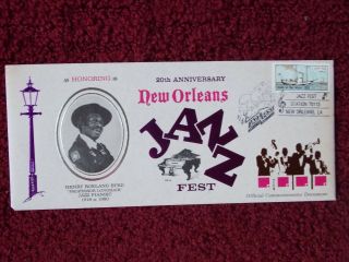 Professor Longhair 1989 Orleans Jazz Fest Commem Envelope Ltd Ed Of 2000