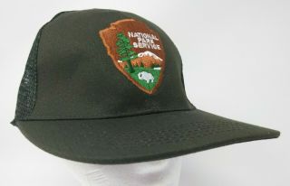National Park Service Nps Ranger Trucker Style Snapback Baseball Hat/cap Nwot