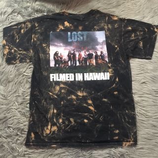 Rare Lost Tv Show Film Crew Shirt Sz L Large Tie Dye Hawaii Black