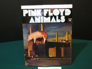 Very Rare Pink Floyd Animals Lp 1977 Tour Store Standee Promo W Rare Pink Pig Nm