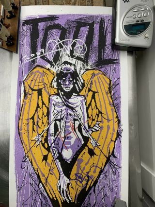 Tool - Concert Poster 2007 Nokia Theater La Signed By Band & Art By Adam Jones