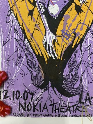 TOOL - Concert Poster 2007 Nokia Theater LA SIGNED by Band & Art By Adam Jones 2