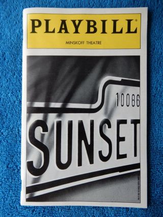 10086 Sunset Blvd.  - Minskoff Theatre Playbill - March 1997 - Elaine Paige