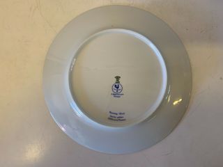 Vtg Limoges Raynaud “Morning Glory” Porcelain 8 Dinner Plates with Floral Dec. 9