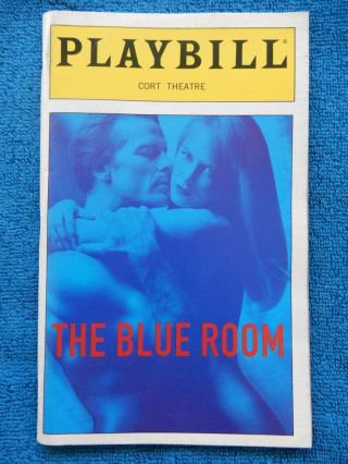 The Blue Room - Cort Theatre Playbill - December 1998 - Nicole Kidman - Glen