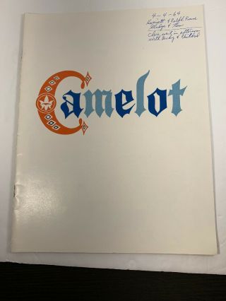 Vintage " Camelot” Souvenir Program Album 1964 Program