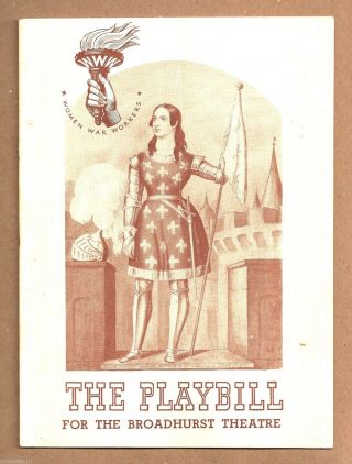 Fats Waller " Early To Bed " Jane Kean / Muriel Angelus 1943 Broadway Playbill