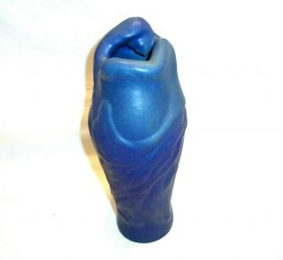 Vintage Van Briggle Pottery Lorelei Lilac Blue Vase (artist Signed)
