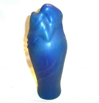 Vintage Van Briggle Pottery Lorelei Lilac Blue Vase (Artist Signed) 2