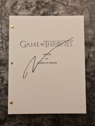 Gfa Game Of Thrones Tyrion Peter Dinklage Signed Full Tv Script Ej2