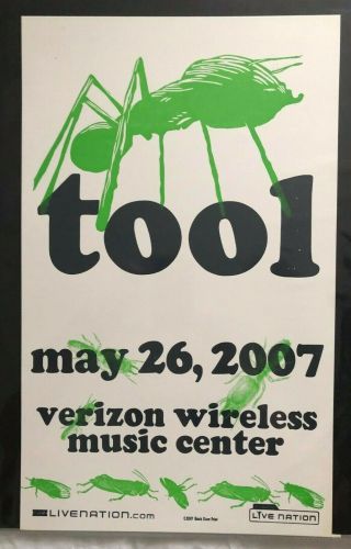 Tool Hatch Show Print Concert Poster @ Verizon Center,  Birmingham Pelham Al 2007