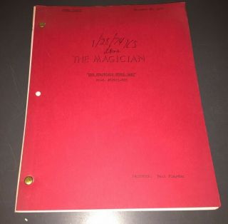 The Magician (1973) Tv Script " Stainless Steel Lady " - Final Pink Draft,