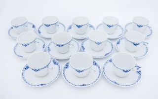 12 Cups & Saucers 069 / 070 - Princess - Royal Copenhagen - 1:st Quality 3