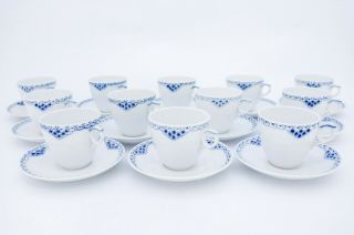 12 Cups & Saucers 069 / 070 - Princess - Royal Copenhagen - 1:st Quality 4