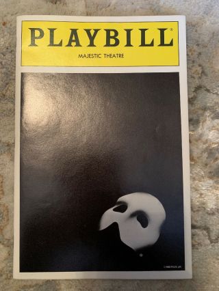 Phantom Of The Opera Playbill - 1990 - Rebecca Luker,  Steve Barton,  Kevin Gray