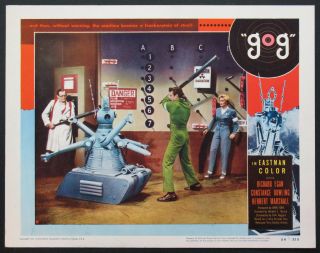 Gog Evil Robot Science Fiction 1954 Lobby Card 8