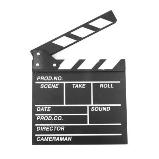 Director Movie Clapperboard Prop Video Scene Slate Tv Clapper Board Film Cut