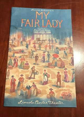 My Fair Lady Lincoln Center Photo/quote Book Souvenir Program - Tony Voter Gift