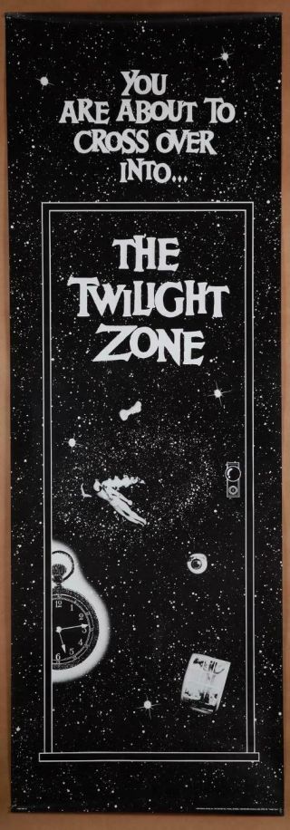The Twilight Zone 1989 Cbs Door Panel Poster 25x73 Vintage