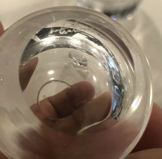 Vintage Steuben Teardrop Crystal Glass Decanter Samuel Ayres W Shot Glasses 7736 10