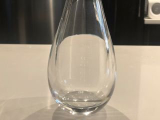 Vintage Steuben Teardrop Crystal Glass Decanter Samuel Ayres W Shot Glasses 7736 4