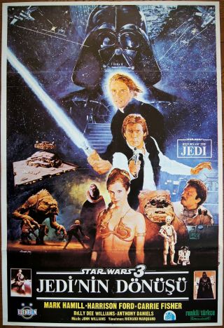 Turkish 1 - Sheet Sano - Art Return Of The Jedi Movie Poster George Lucas Star Wars