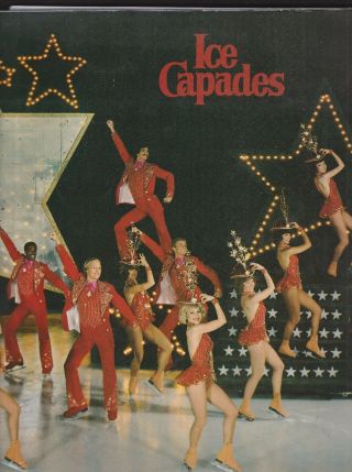 1978 Ice Capades Program Starring Dorothy Hamill,  With Poster Insert
