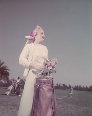 Betty Hutton Vintage 5x4 Photo Transparency Hillcrest Golf Country Club