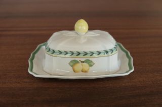 Villeroy & Boch Covered Butter Dish French Garden Fleurence 5557833